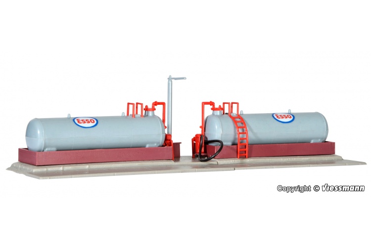 Kibri 37430 Diesel Filling Station N Gauge Plastic Kit Front