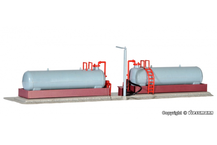 Kibri 37430 Diesel Filling Station N Gauge Plastic Kit Rear