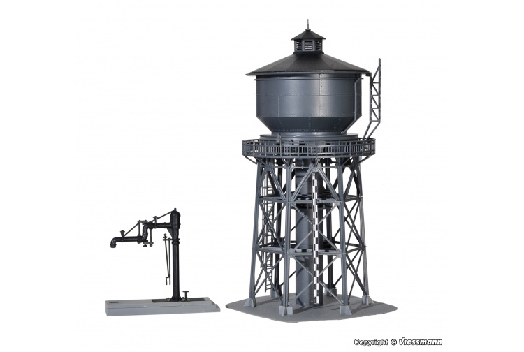 Kibri 39328 Water Tower With Filling Crane Front