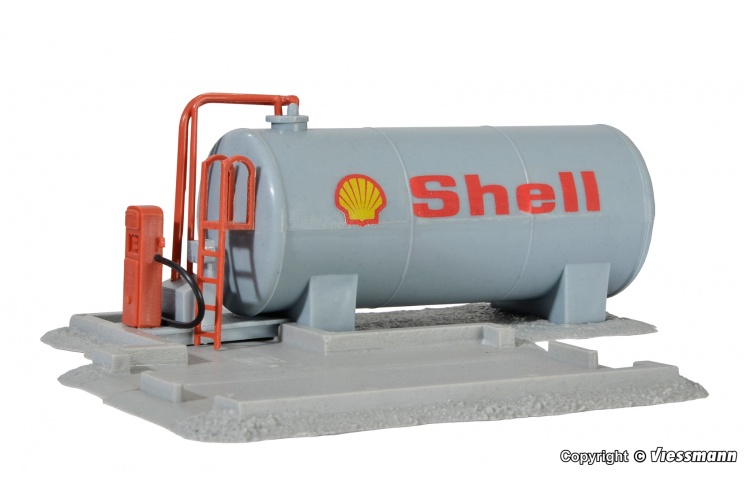 Kibri 39430 Diesel Fuel Station HO/OO Gauge Plastic Kit Left Side