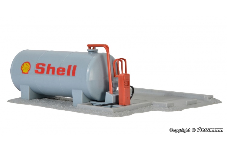 Kibri 39430 Diesel Fuel Station HO/OO Gauge Plastic Kit Right Side