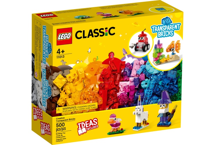 Lego 11013 Creative Transparent Bricks Package Front
