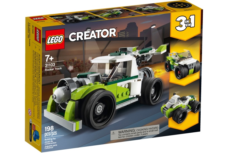 Lego 31103 Rocket Truck Package Front