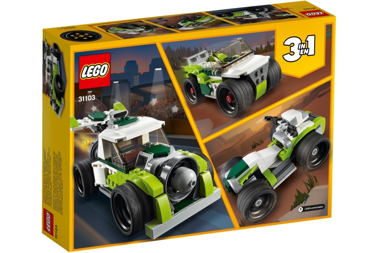 Lego 31103 Rocket Truck Package Rear