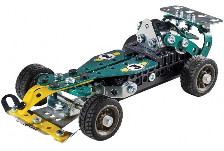 Meccano 18202 5 In 1 Roadster Pull Back Car - Racecar