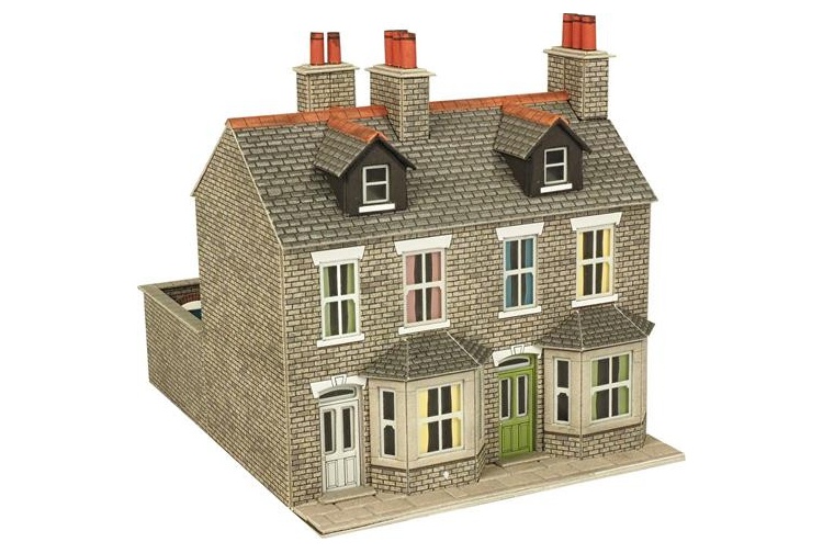 Metcalfe PO262 Stone Terraced Houses Card Kit