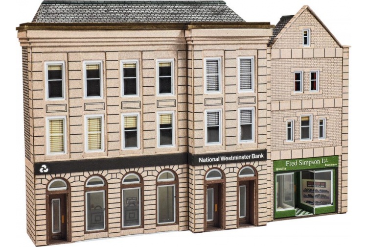 Metcalfe PN971 Low Relief Bank and Shop Card Kit