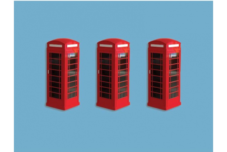 Modelscene 5190 N Gauge Telephone Boxes