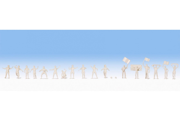 Noch 14986 Unpainted Footballers and Fans