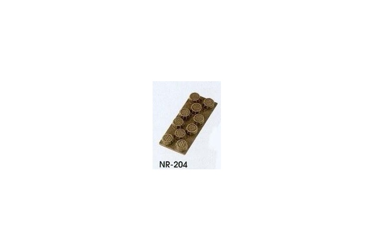 Peco NR-204 Barrels, Dark Brown N Gauge Wagon Load