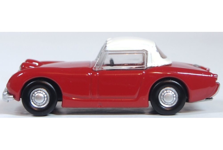 Oxford Diecast 76AHF001 Austin Healey Frogeye Sprite Cherry Red Nearside