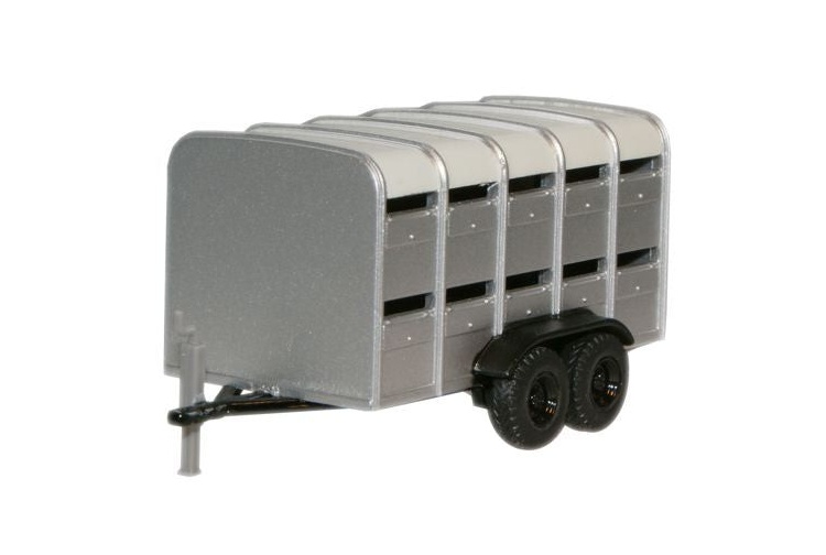 Oxford Diecast 76FARM001 Farm Livestock Trailer 1:76 Scale Diecast Model