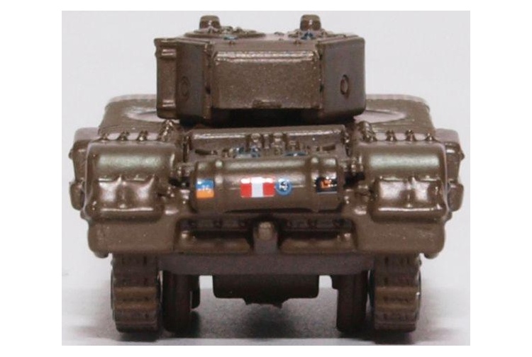 Oxford Diecast NCHT002 Churchill Tank 1st Canadian Army Brg Dieppe 1942 Rear