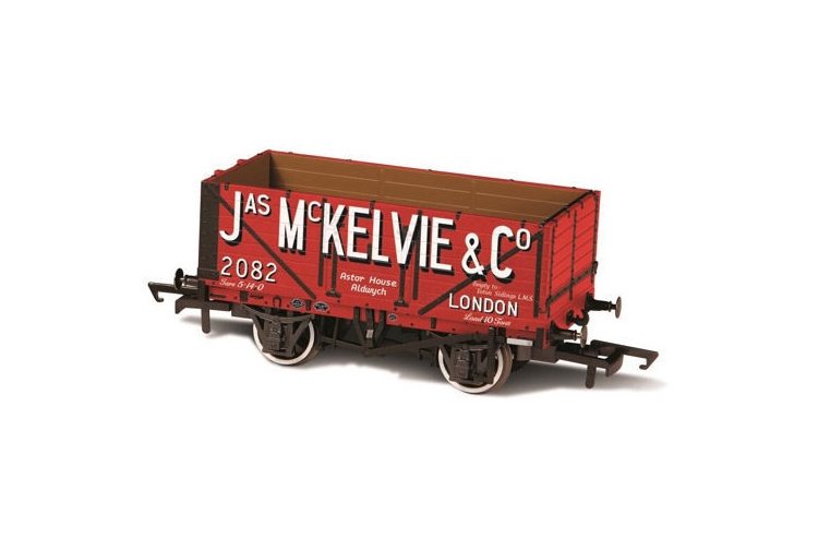 Oxford Rail OR76MW7026 7 Plank Wagon Jas McKelvie London No. 2082