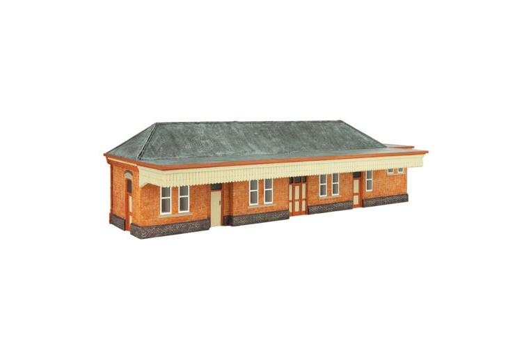 Oxford Structures OS76R001 D GWR Station Building Pre-Built