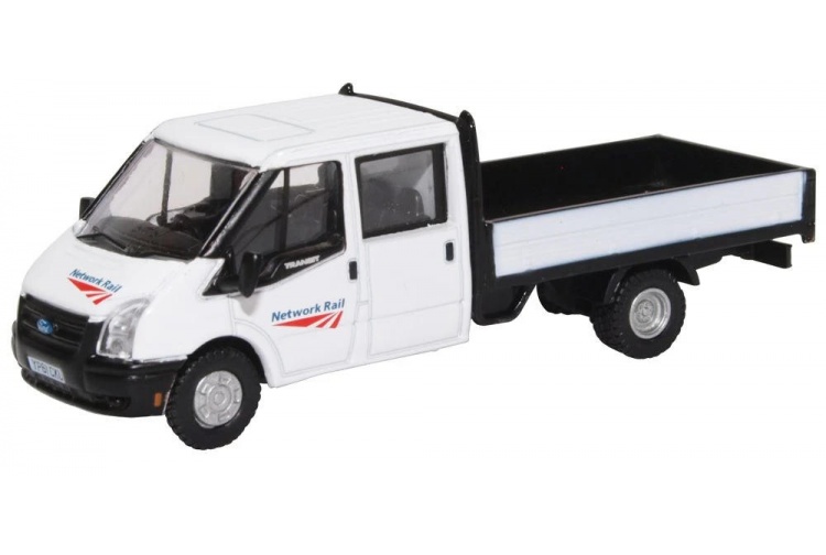 Oxford Diecast 76TPU002 Ford Transit Dropside - Network Rail
