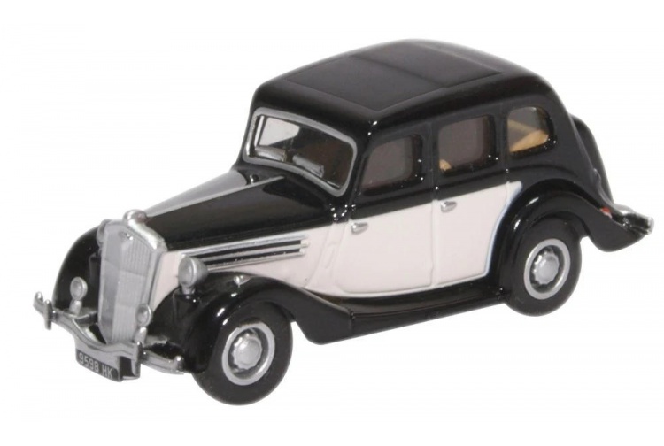 Oxford Diecast 76WO005 Wolseley 18/85 Black/Ivory
