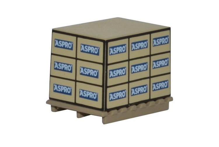 Oxford Diecast 76ACC001 4 pack pallet loads Aspro
