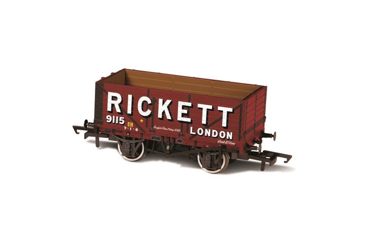 Oxford Rail OR76MW7022 7 Plank Wagon Rickett