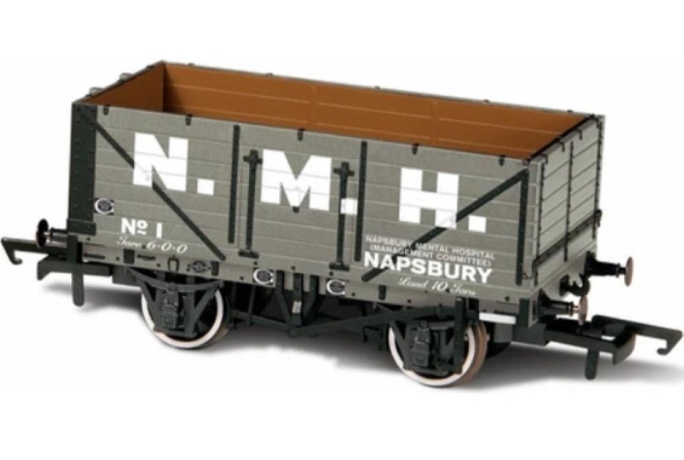 Oxford Rail OR76MW7031 7 Plank Wagon Napsbury Hospital Committee No.1