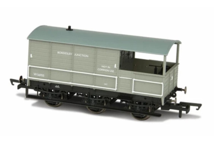 Oxford Rail OR76TOA003 Toad Brake Van BR 6 Wheel Plated Bordesley Junction