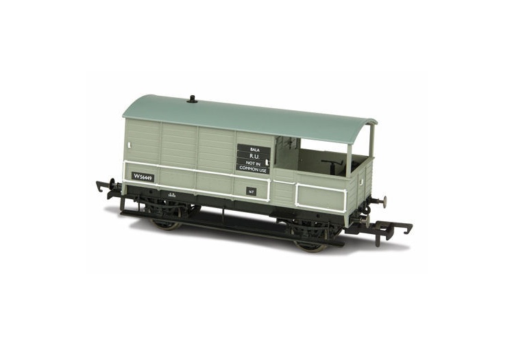 Oxford Rail OR76TOB004 Toad Brake Van BR Toad 4 Wheel Bala 56449