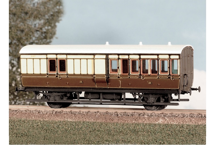 Parkside Models PC613 GWR 4 Wheel Brake 3rd Coach Kit