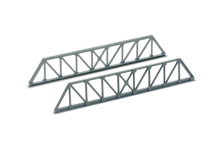 Peco NB-38 N Gauge Girder Bridge Side, Truss Girder Type, Grey