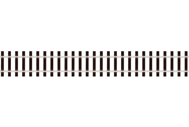 Peco SL-700FB O Gauge Streamline Code 143 Flexible Flat Bottom Track With Wooden Sleeper