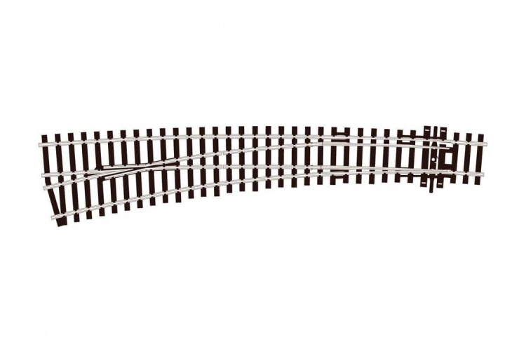 Peco SL-87 Streamline Code 100 Left Hand Curved Turnout Insulfrog Overhead
