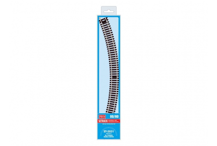 Peco ST-2031 Double Curve 3rd Radius 4