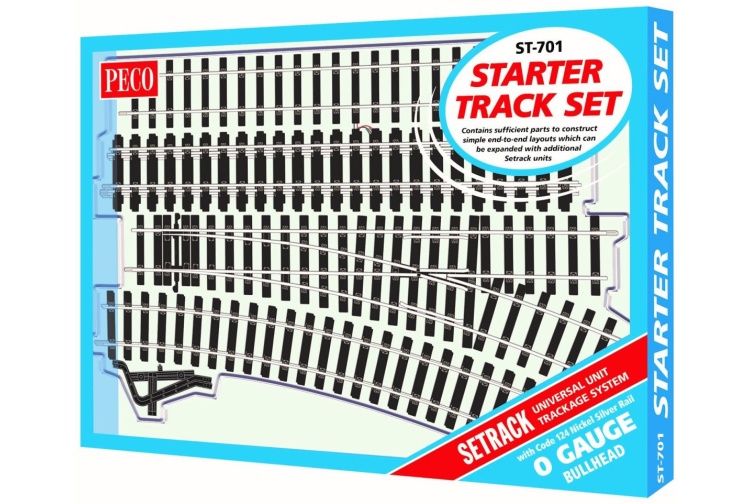 Peco ST-701 Peco Setrack Starter Set Code 124 Bullhead Rail Package