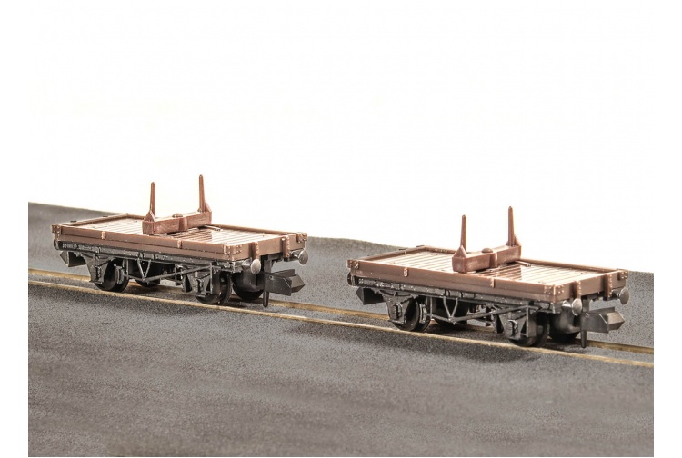 Peco KNR-39 N Gauge Bolster Wagon Plastic Kit (Pair)