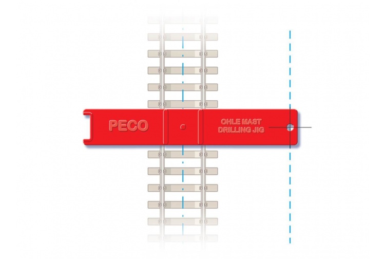 Peco LC-115 Catenary Mast Installation Jig (Pack of 2)