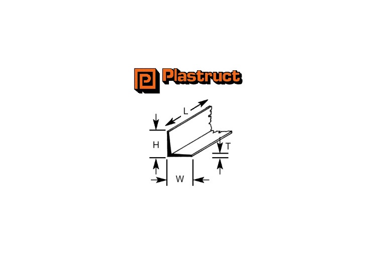 Plastruct 90501 AFS-1P Angle 1.2mm
