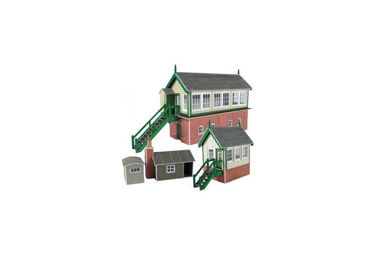 Metcalfe PN133 Signal Box Set N Gauge Card Kit