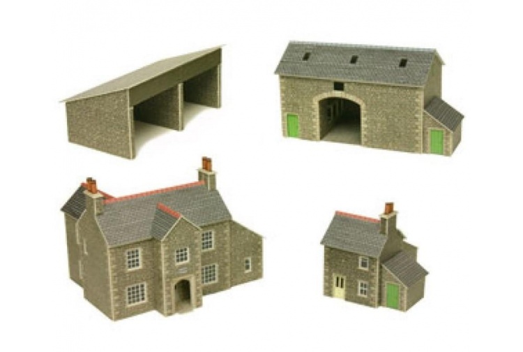 Metcalfe PN150 Manor Farm N Gauge Card Kit