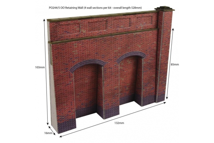 Metcalfe PO245 Retaining Wall in Stone 3