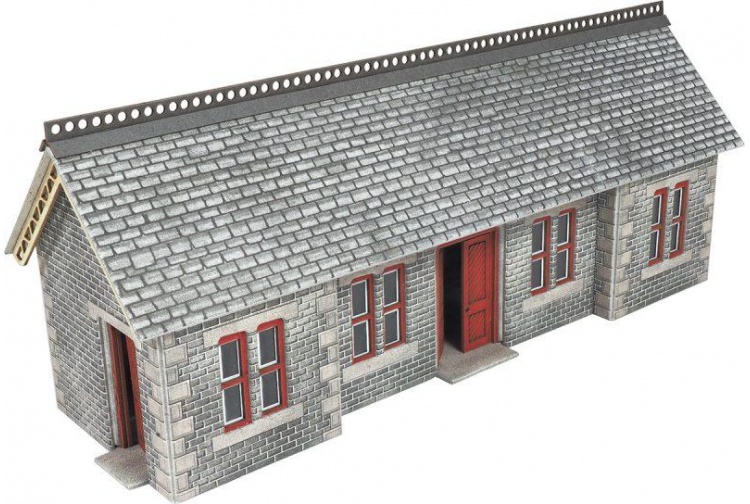Metcalfe PO334 Settle/Carlisle Railway Station Shelter OO Gauge Card Kit