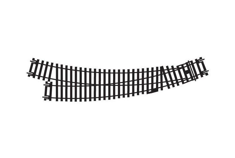 HORNBY R8075 RIGHT HAND CURVED POINT