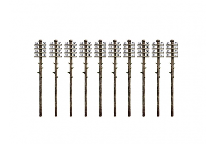 Ratio 211 Telegraph Poles N Gauge Plastic Kit