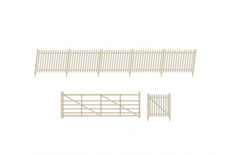 Ratio 432A SR Precast Concrete Pale Fencing Gates