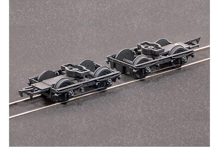 ratio-108-lms-ex LNWR 8ft Coach Bogies Kit (Pack of 2)