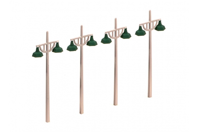Ratio 454 SR Concrete Lamps OO Gauge Plastic Kit
