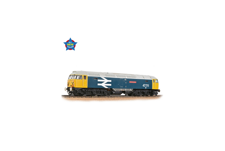 Bachmann Branchline 35-415 Class 47/7 47711 'Greyfriars Bobby' BR (Large Logo)