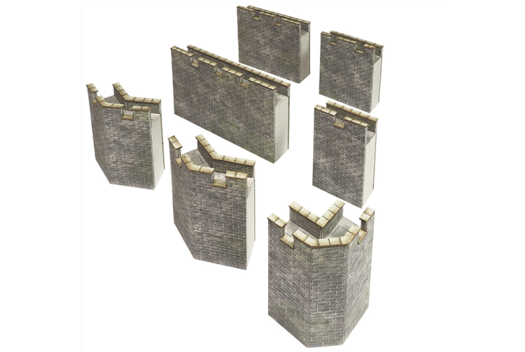 Metcalfe PN193 N Scale Curtain Walls