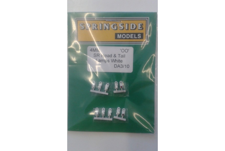 Springside DA3/10 SR Head And Tail Lamps White 10 Package