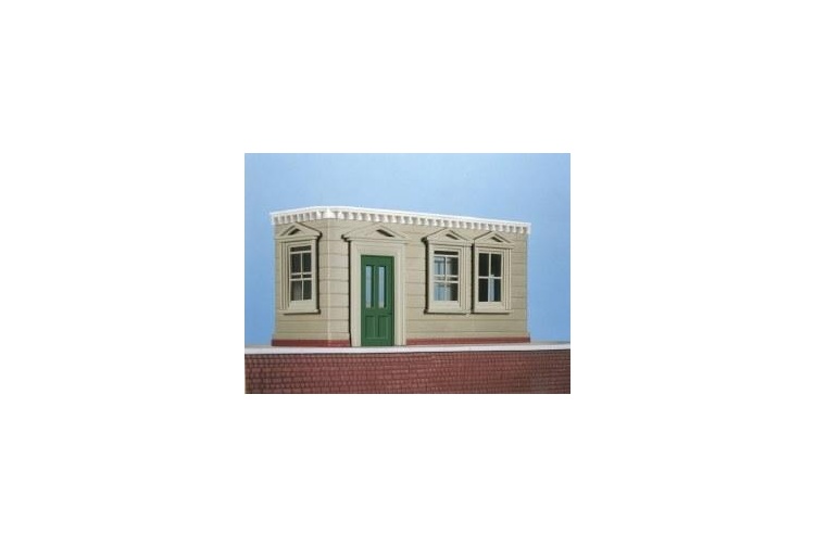 Wills Kits SS78 Timber Island Platform Station Building OO Gauge Plastic Kit