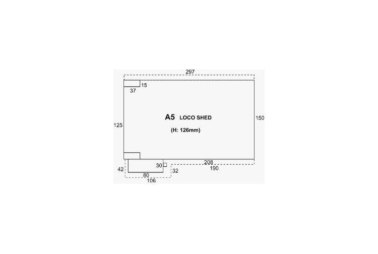 Superquick SQA05 Two Road Loco Shed Plan