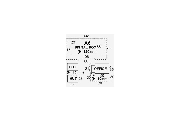 SuperQuick SQA06 Signal Box And Coal Order Office Plan